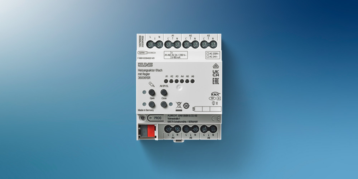 KNX Heizungsaktor 6-fach bei Reif Elektroinstallationen in Großen Buseck